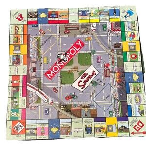2001 THE SIMPSONS Monopoly Game Board Replacement Piece